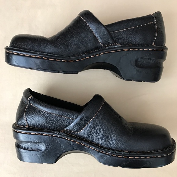 BOC B.O.C clogs mules black leather 6 shoes - Picture 4 of 8